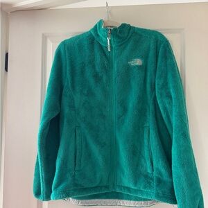 The North Face Teal Green Plush Fleece Jacket